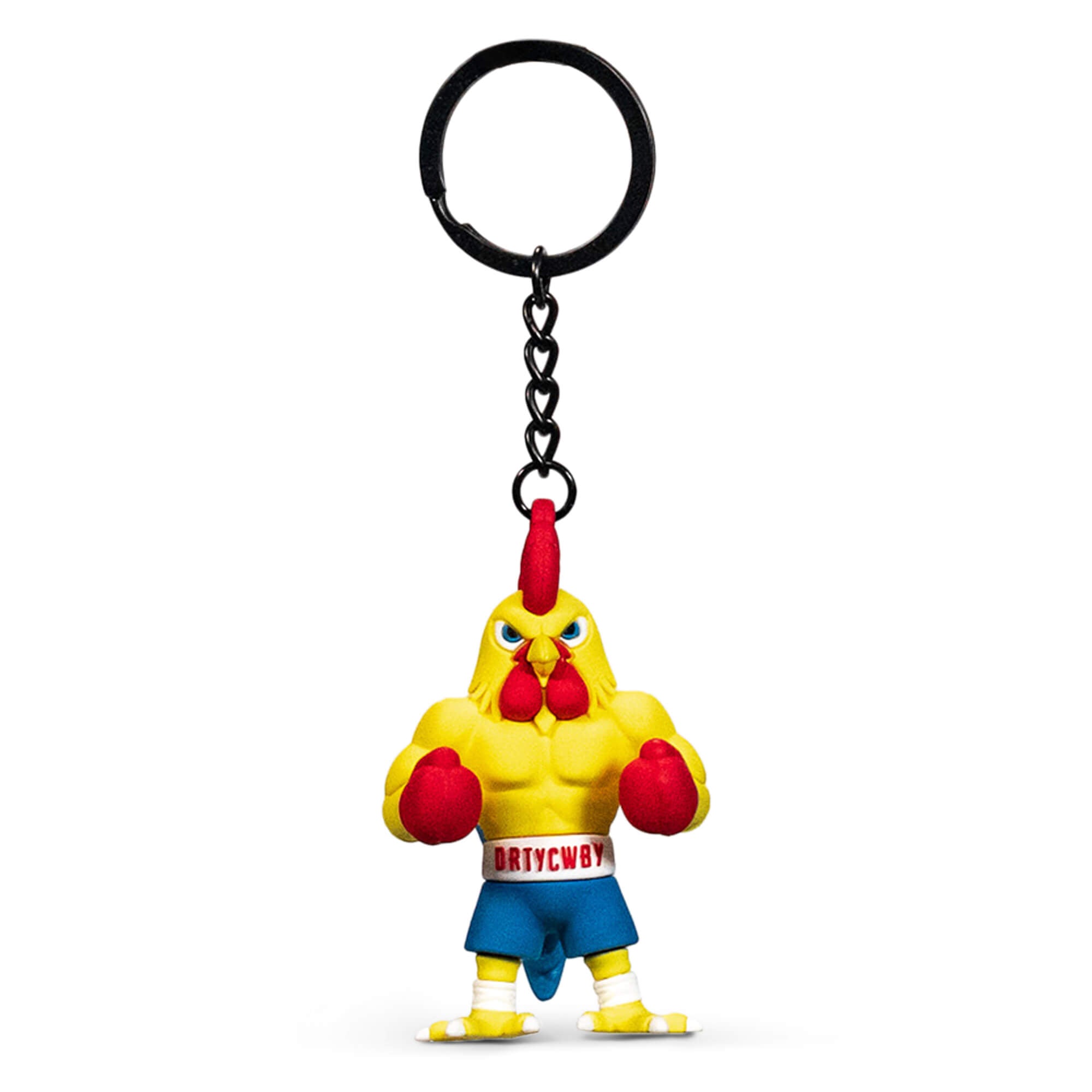 Drtycwby Boxing Chicken PVC Keychain - DIRTY COWBOY MFG