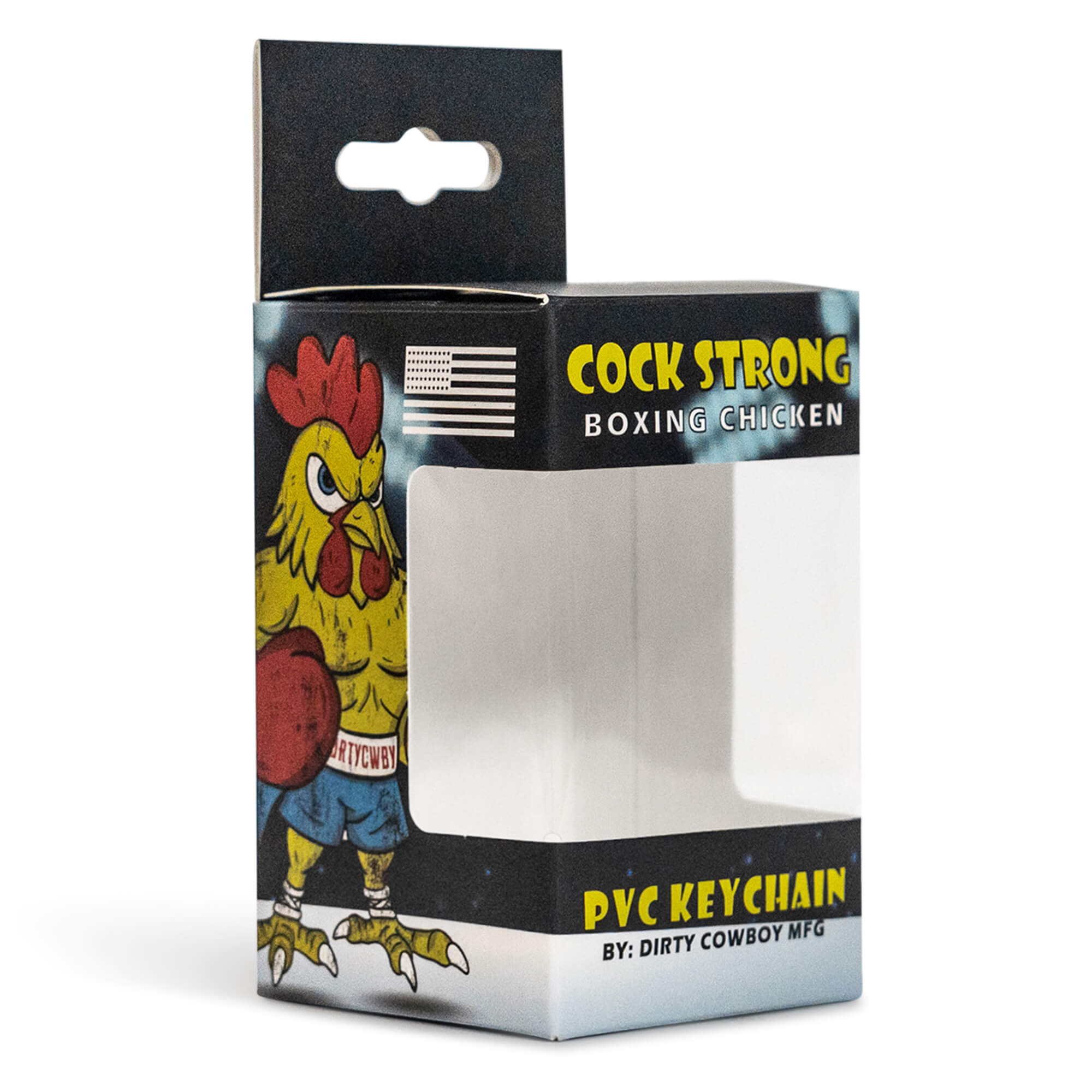 Drtycwby Boxing Chicken PVC Keychain - DIRTY COWBOY MFG