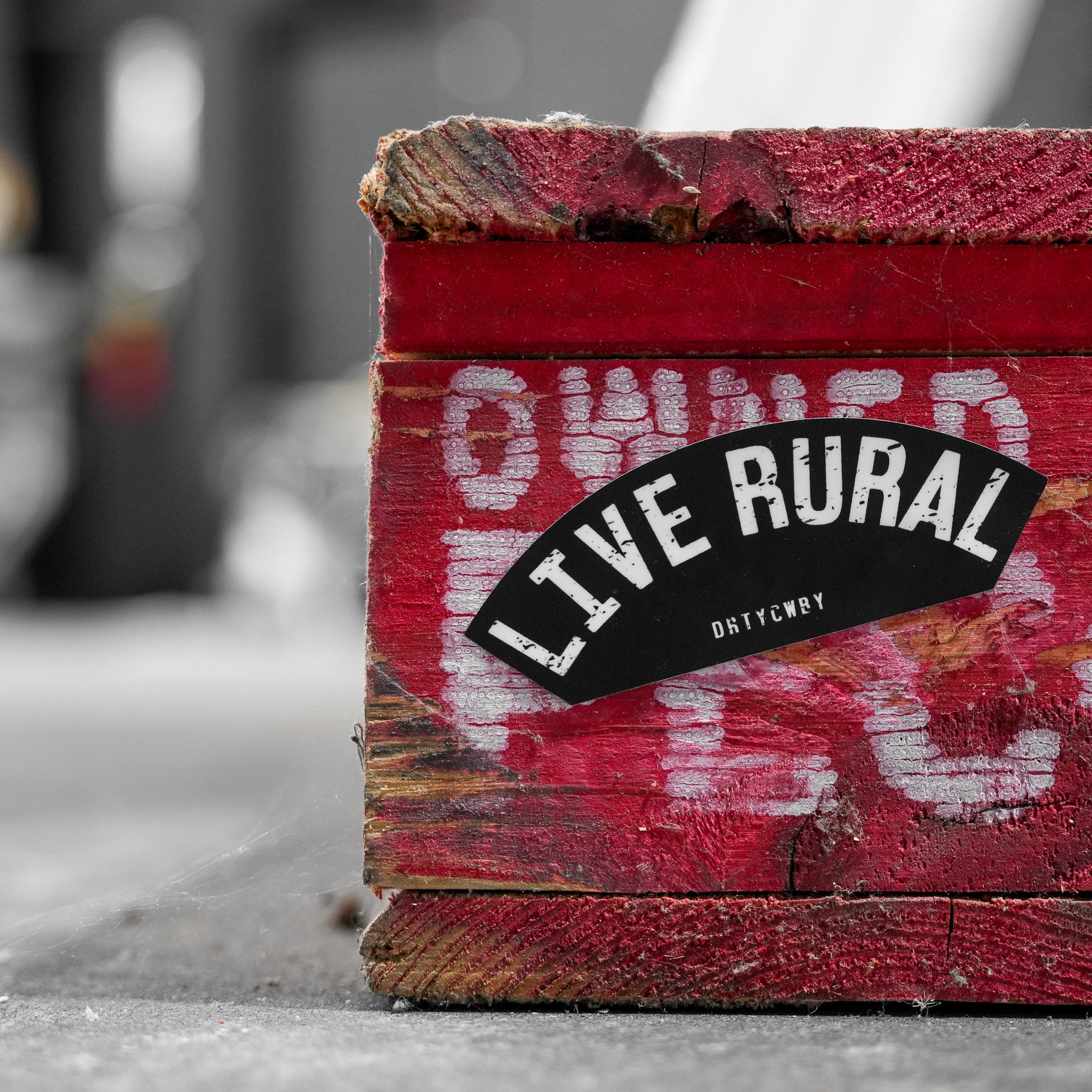 Live Rural Decal - DIRTY COWBOY MFG