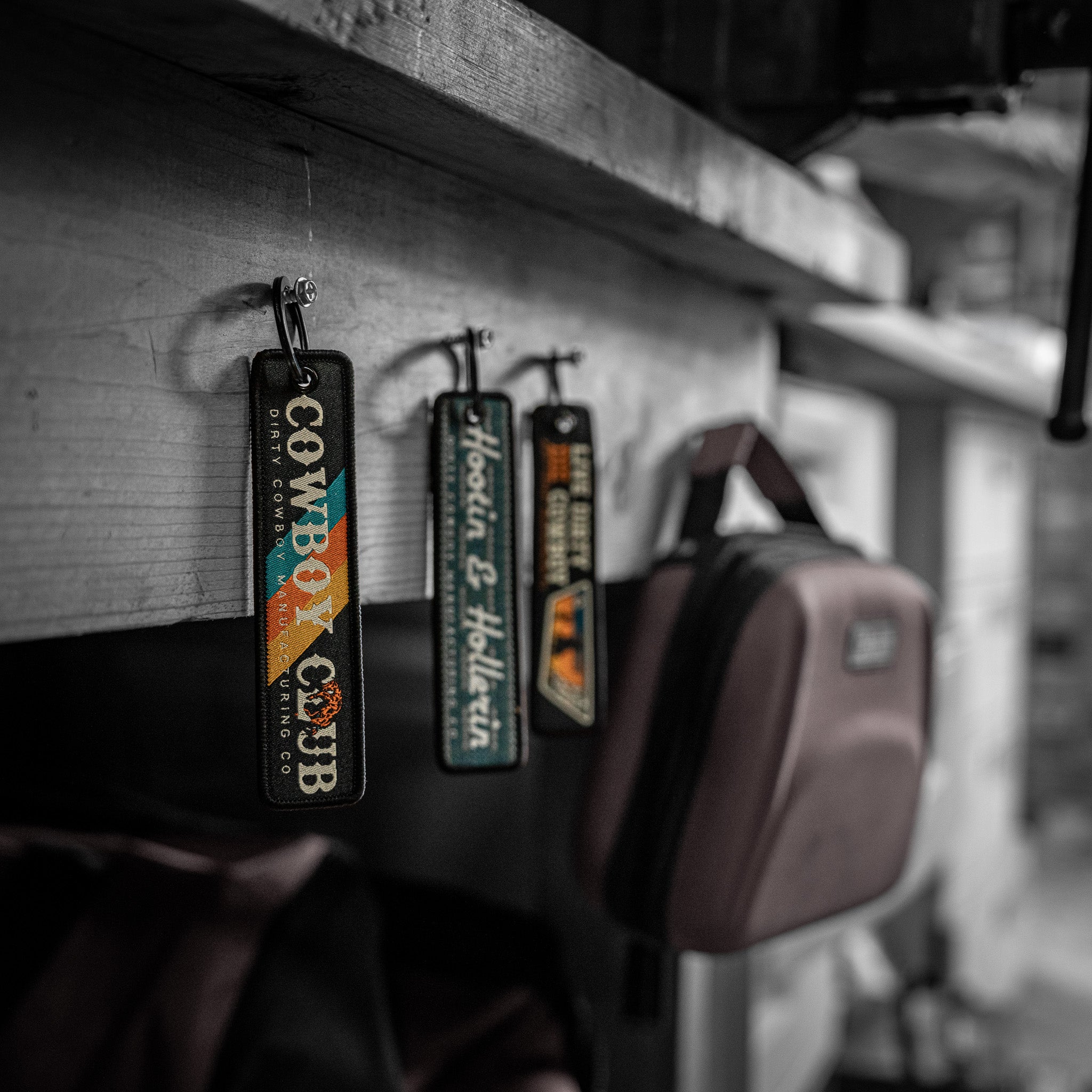 Cowboy Club Flight Tag Keychain - DIRTY COWBOY MFG