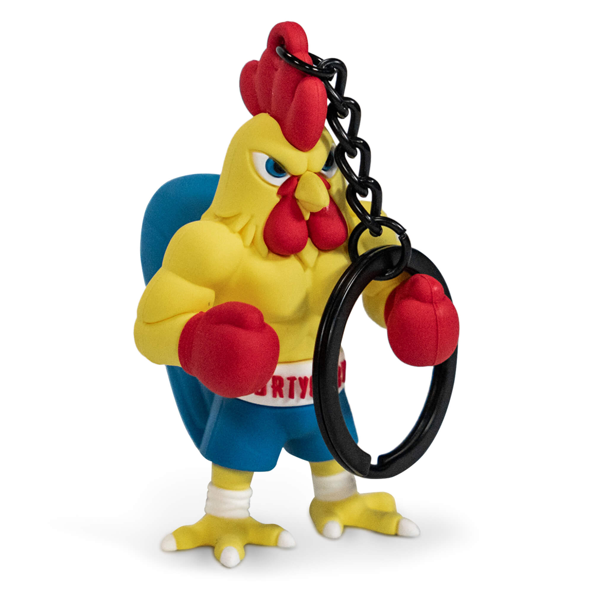Drtycwby Boxing Chicken PVC Keychain - DIRTY COWBOY MFG