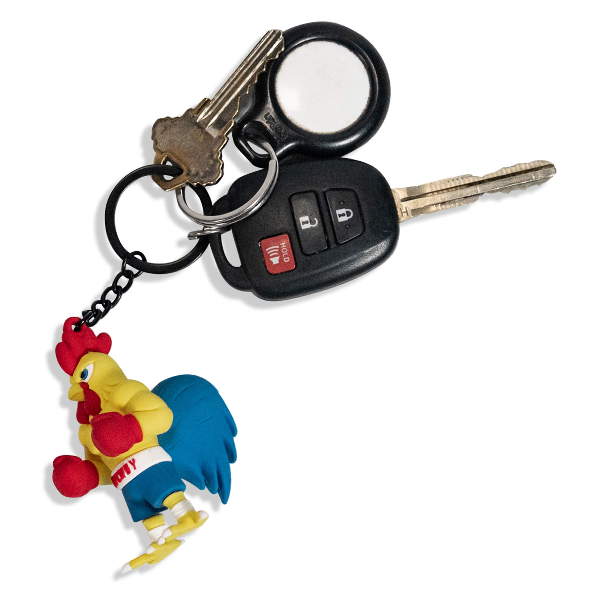 Drtycwby Boxing Chicken PVC Keychain - DIRTY COWBOY MFG