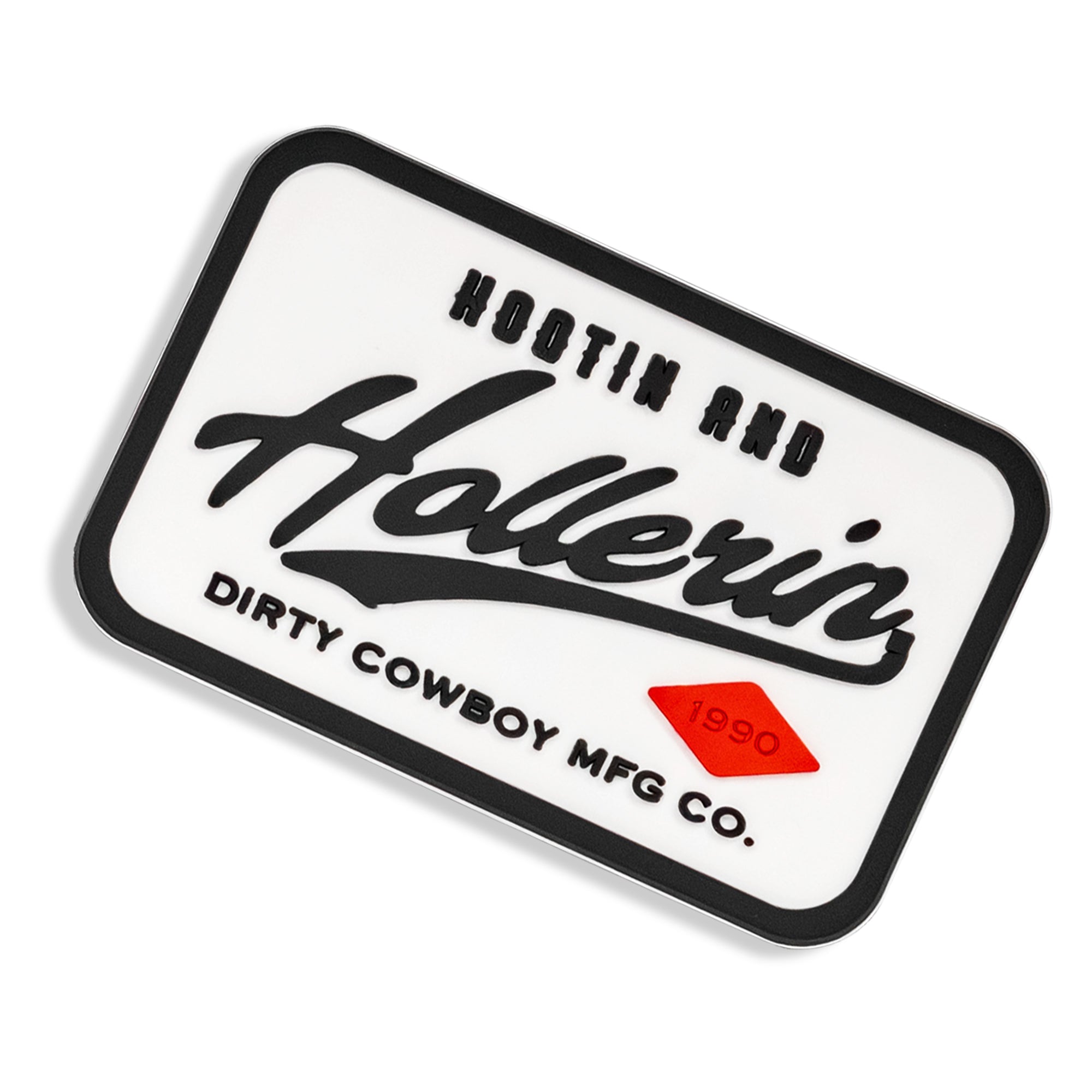 Hootin' & Hollerin' PVC Velcro Patch - DIRTY COWBOY MFG