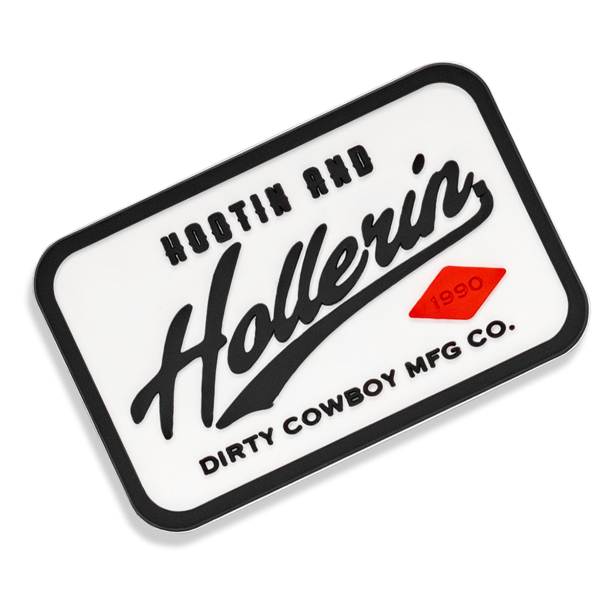 Hootin' & Hollerin' PVC Velcro Patch - DIRTY COWBOY MFG