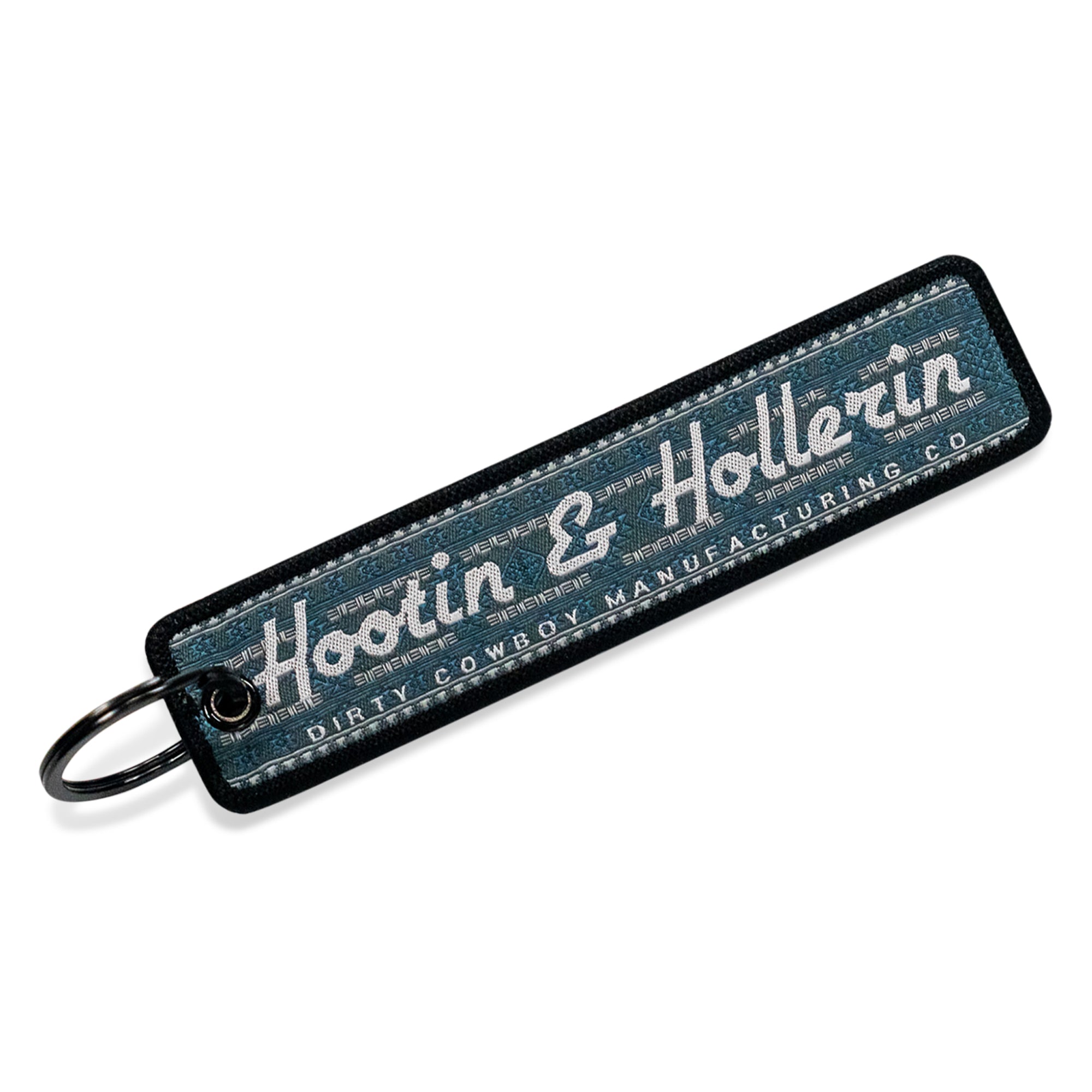 Hootin & Hollerin Flight Tag Keychain - DIRTY COWBOY MFG