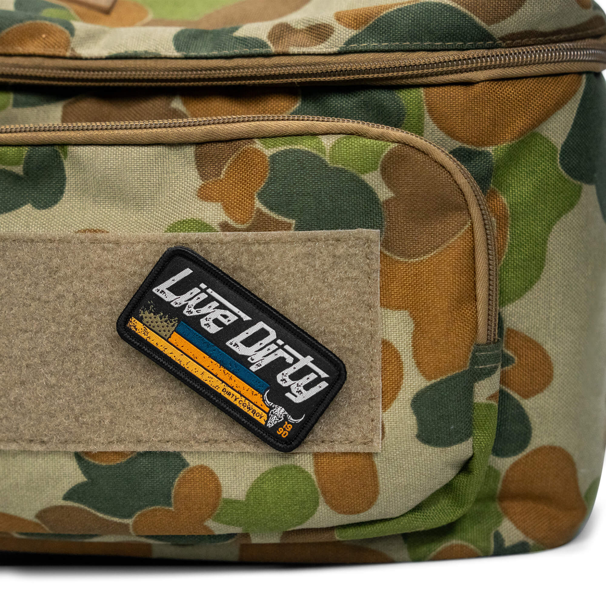 Live Dirty Flag Velcro Patch - DIRTY COWBOY MFG