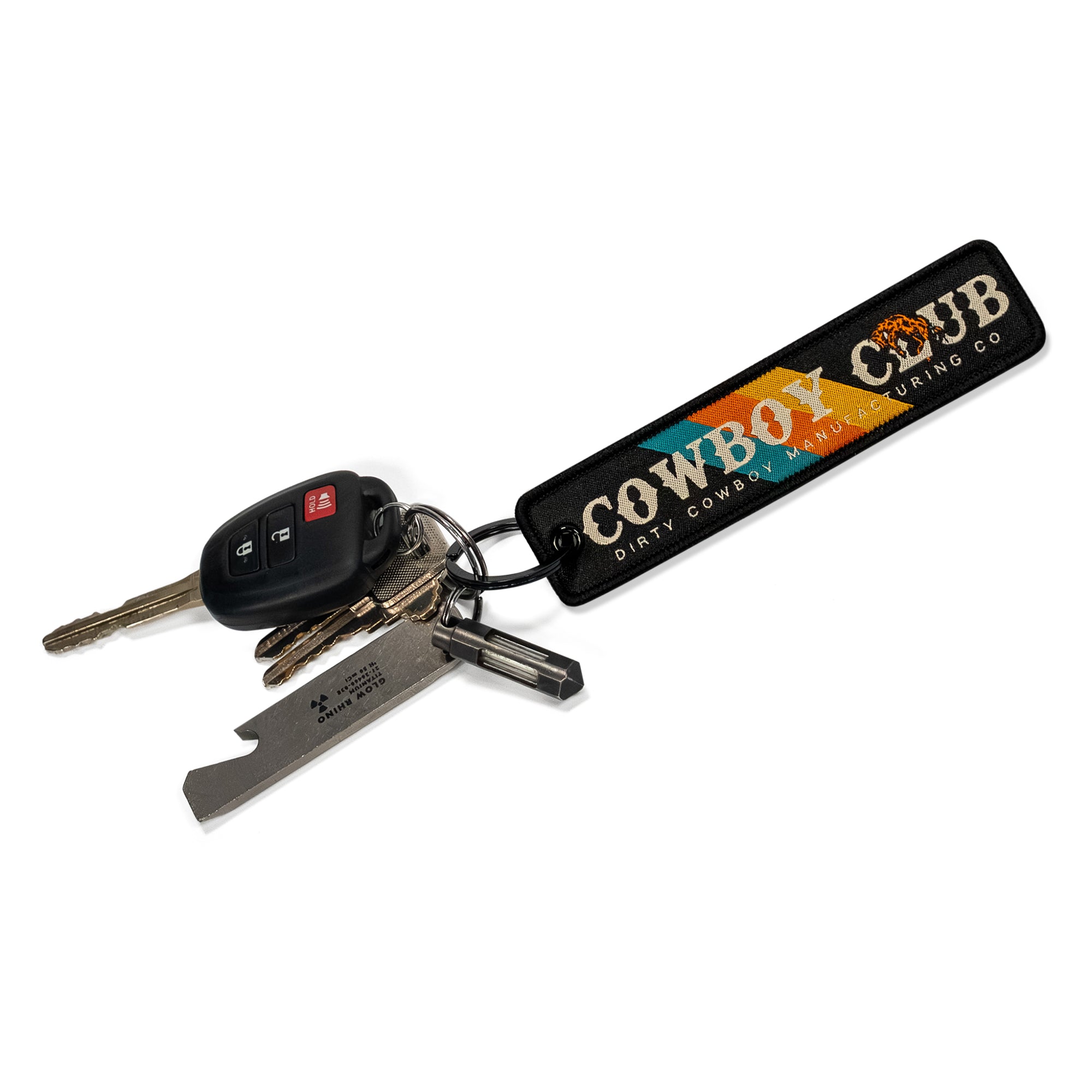 Cowboy Club Flight Tag Keychain - DIRTY COWBOY MFG