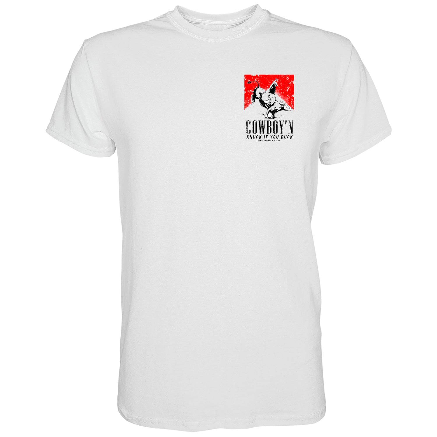 Cowboy'n | Knuck If You Buck Men's T-Shirt - DIRTY COWBOY MFG