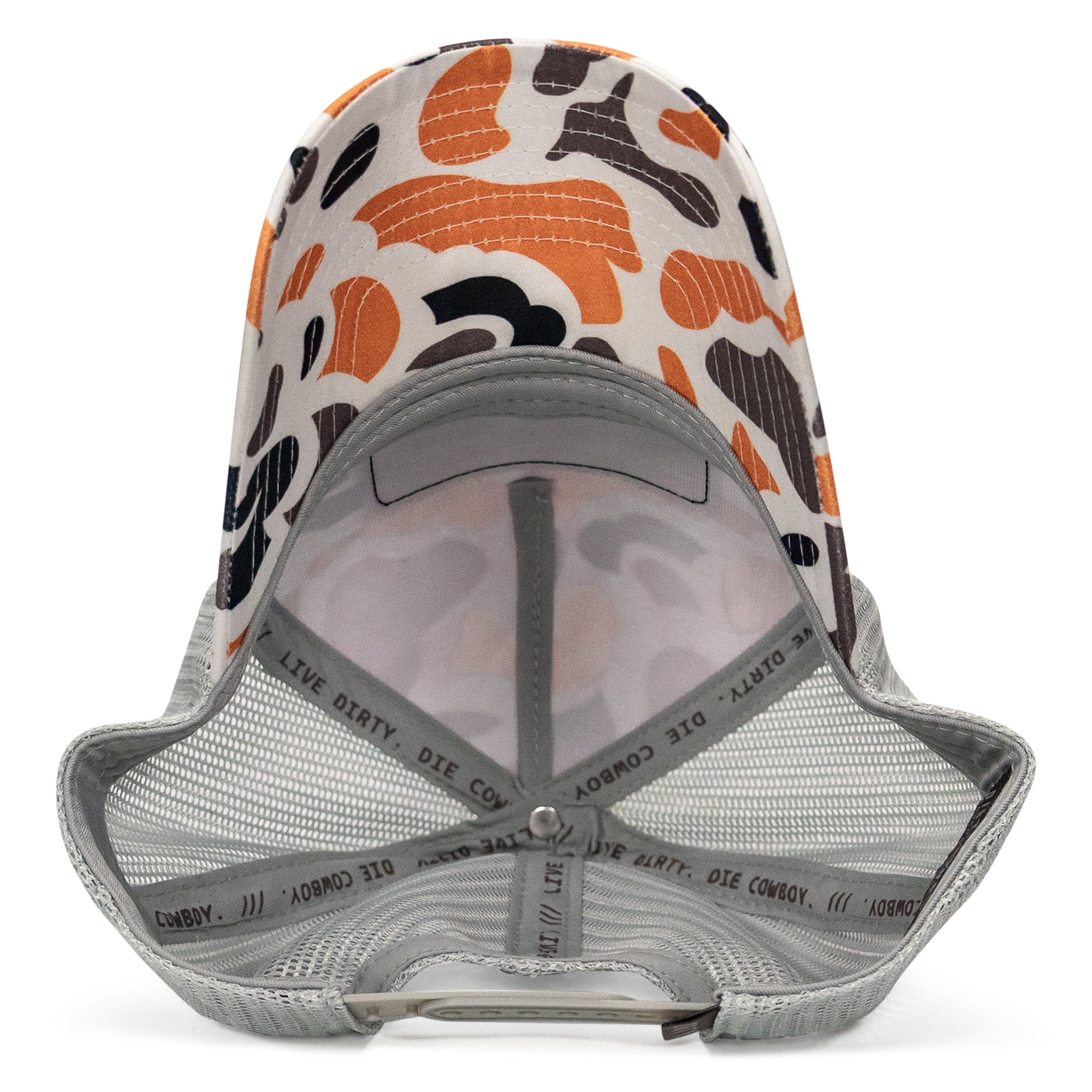 DRTYCWBY Vintage Bronc Five Panel Mesh Snapback Hat - DIRTY COWBOY MFG