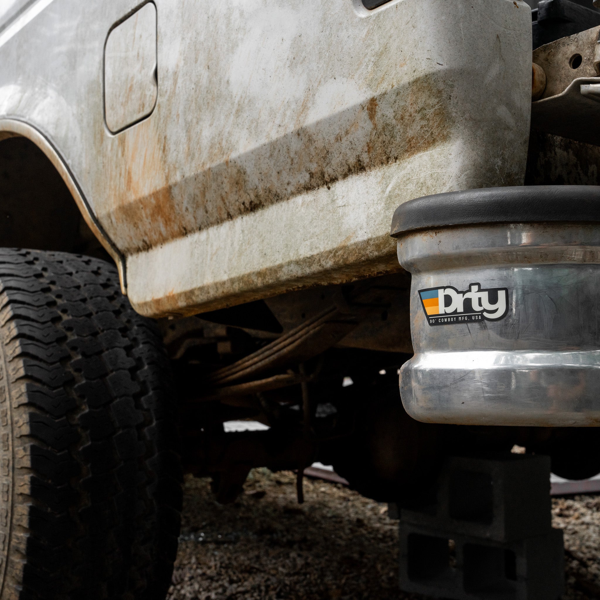 Original DRTY Branded Decal - DIRTY COWBOY MFG