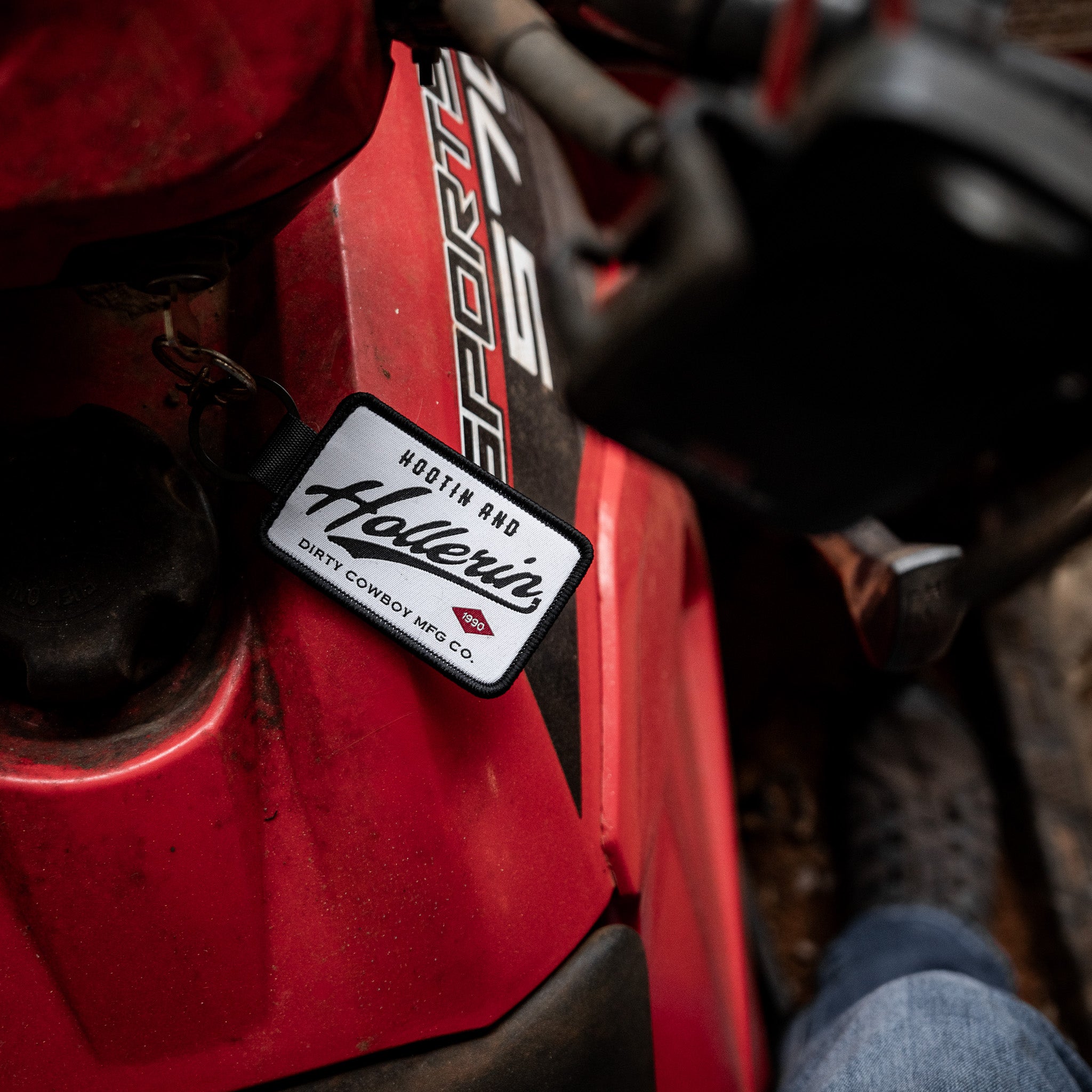 Hootin And Hollerin Flight Tag Keychain