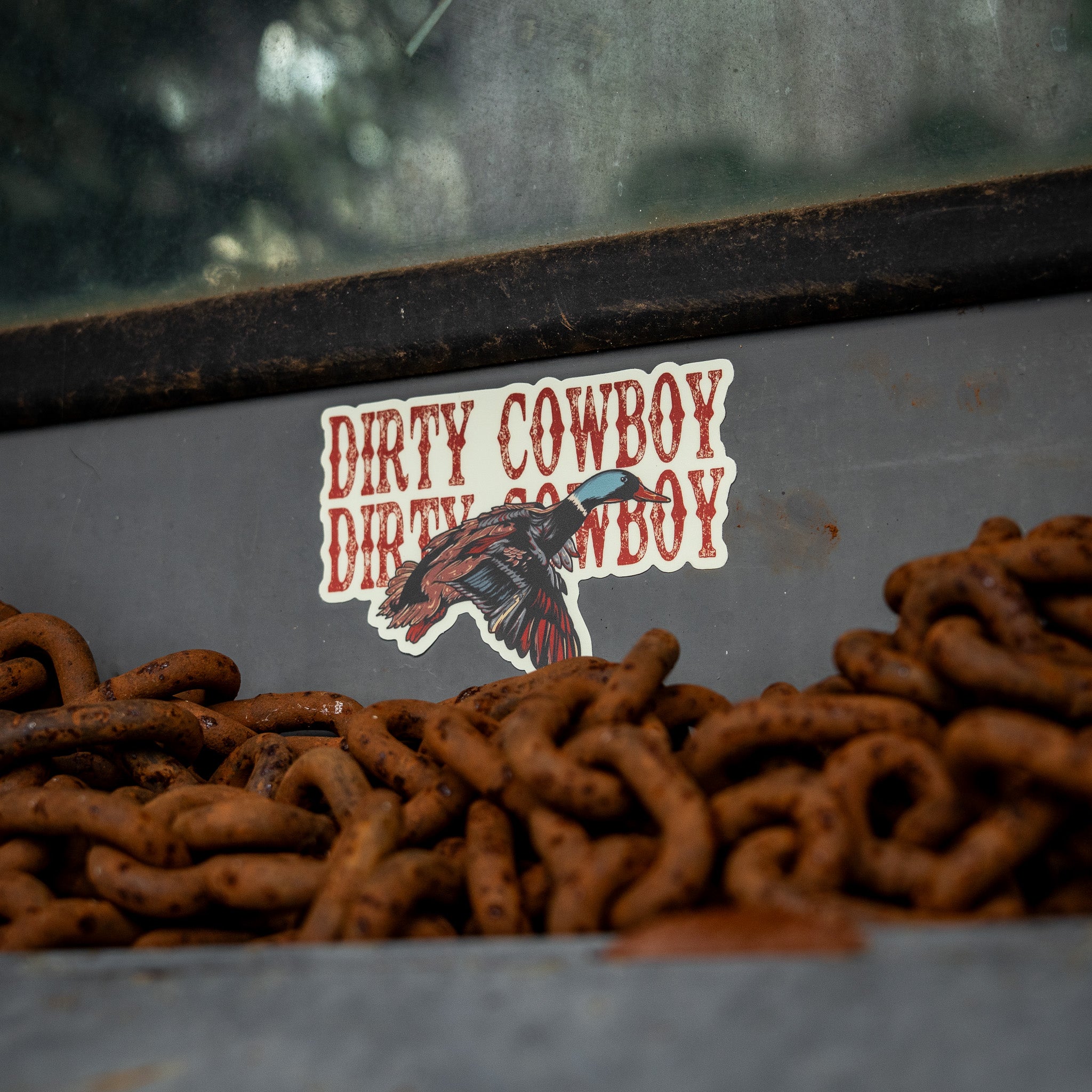 Flying Duck Dirty Cowboy Decal