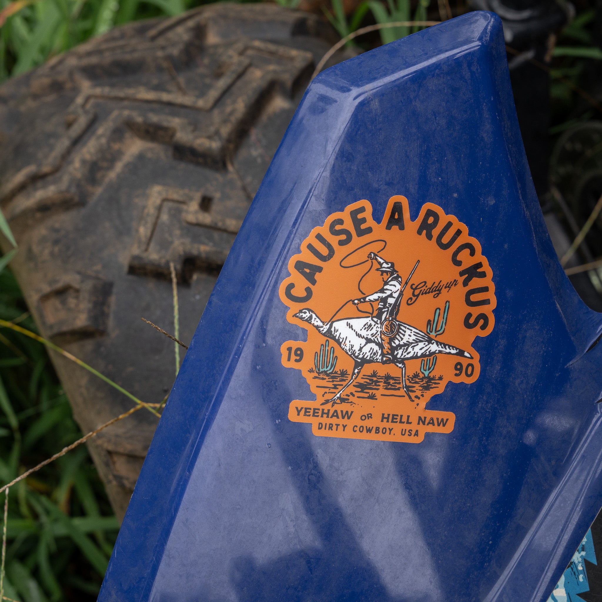 Cause A Ruckus Decal - DIRTY COWBOY MFG