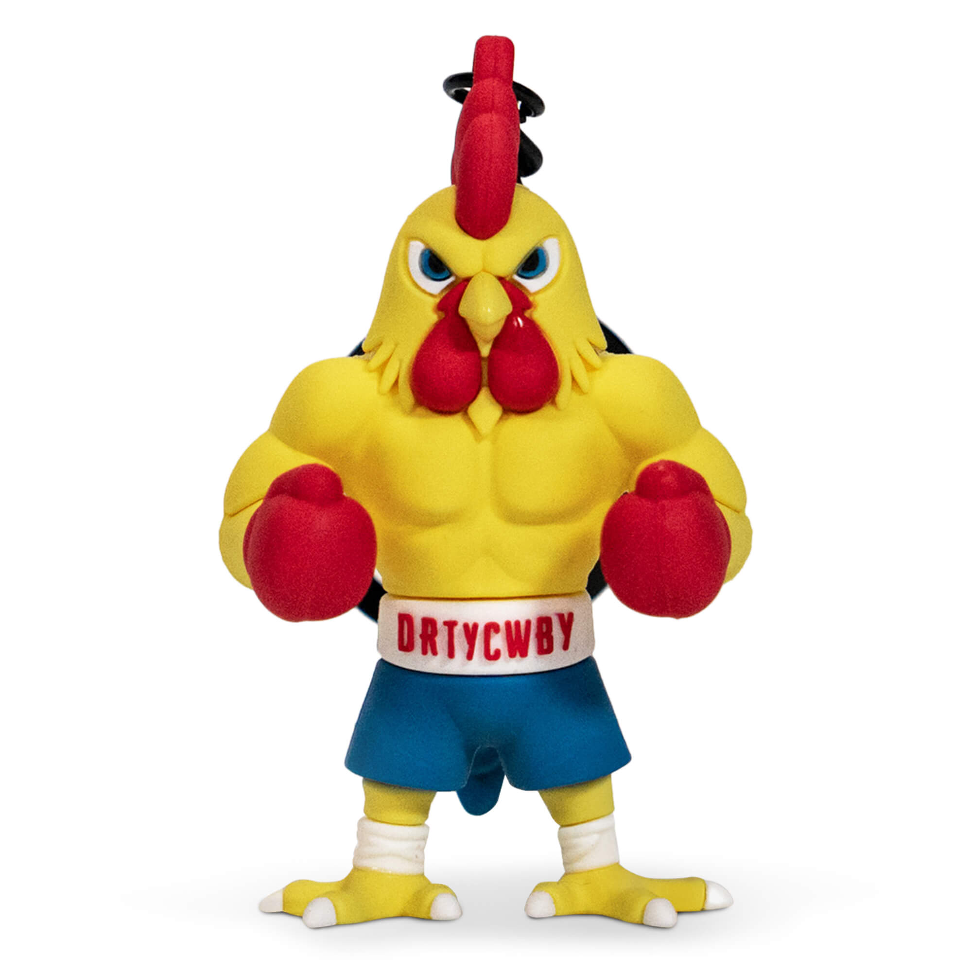 Drtycwby Boxing Chicken PVC Keychain - DIRTY COWBOY MFG