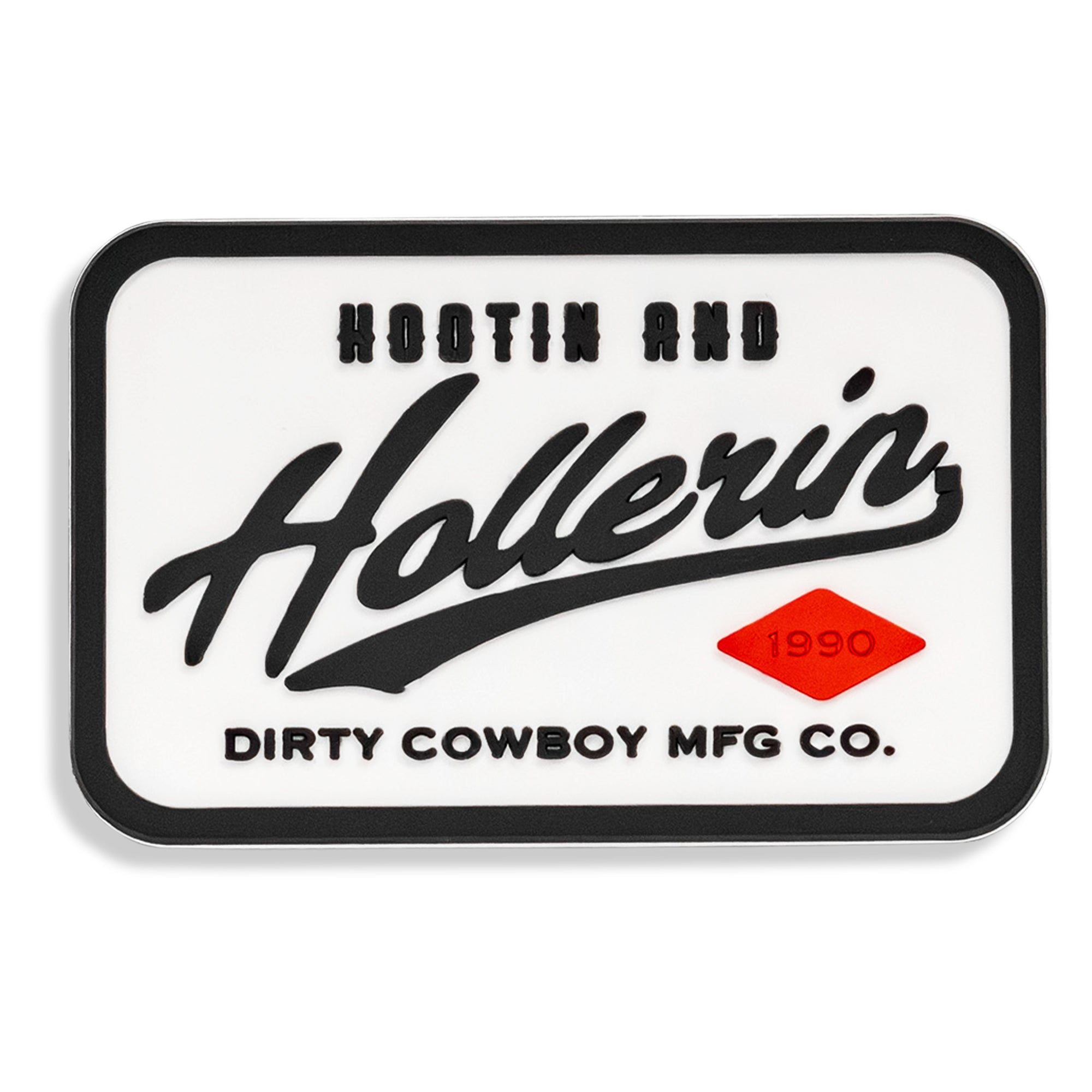 Hootin' & Hollerin' PVC Velcro Patch - DIRTY COWBOY MFG
