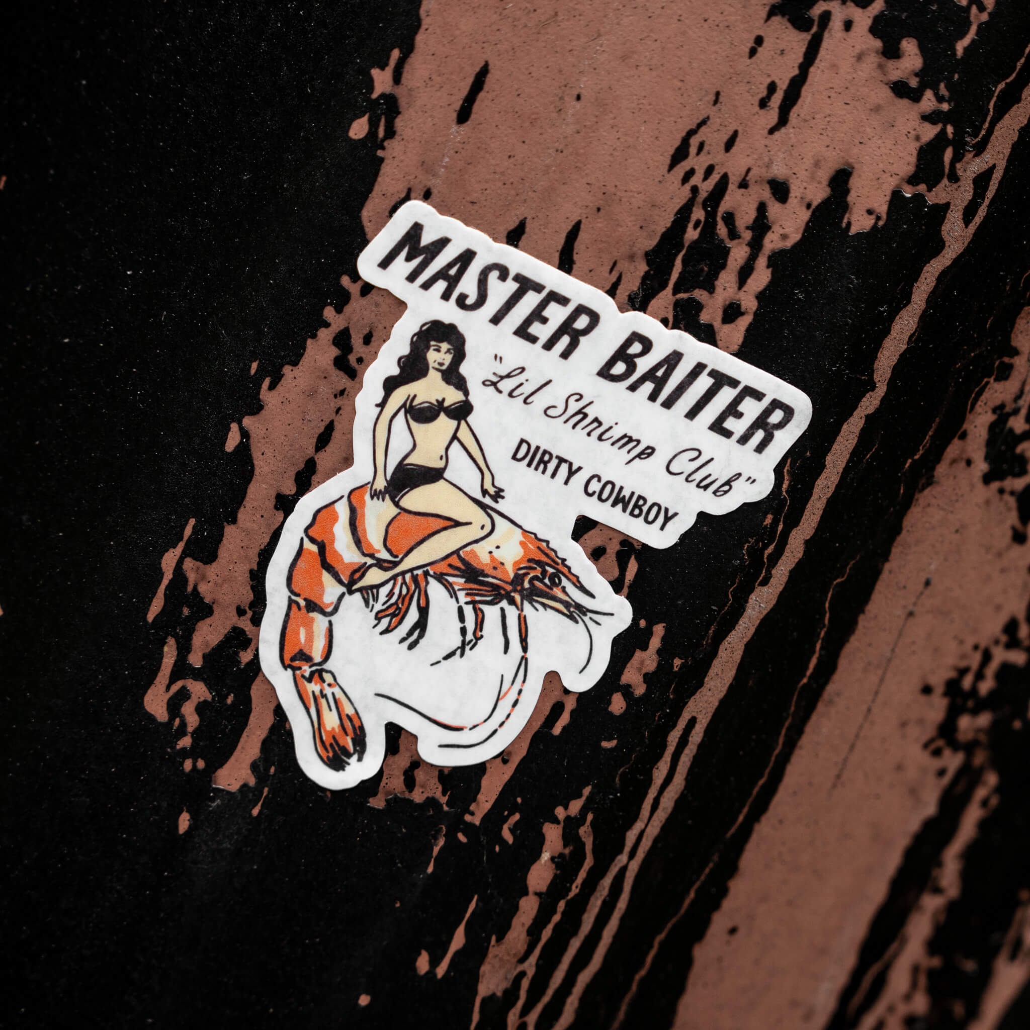Master Baiter 'Lil Shrimp Club Decal - DIRTY COWBOY MFG