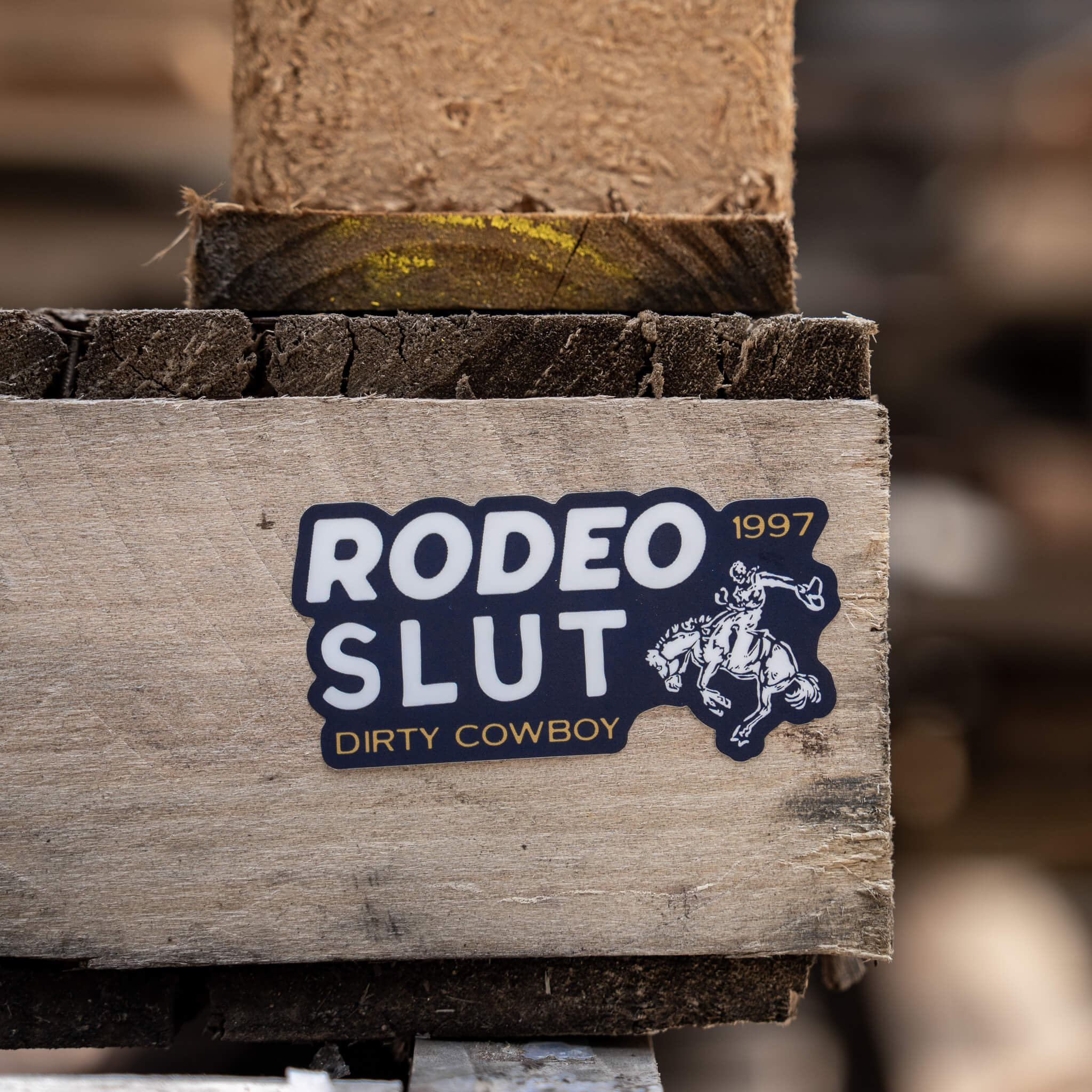Rodeo Slut Dirty Cowboy Decal - DIRTY COWBOY MFG