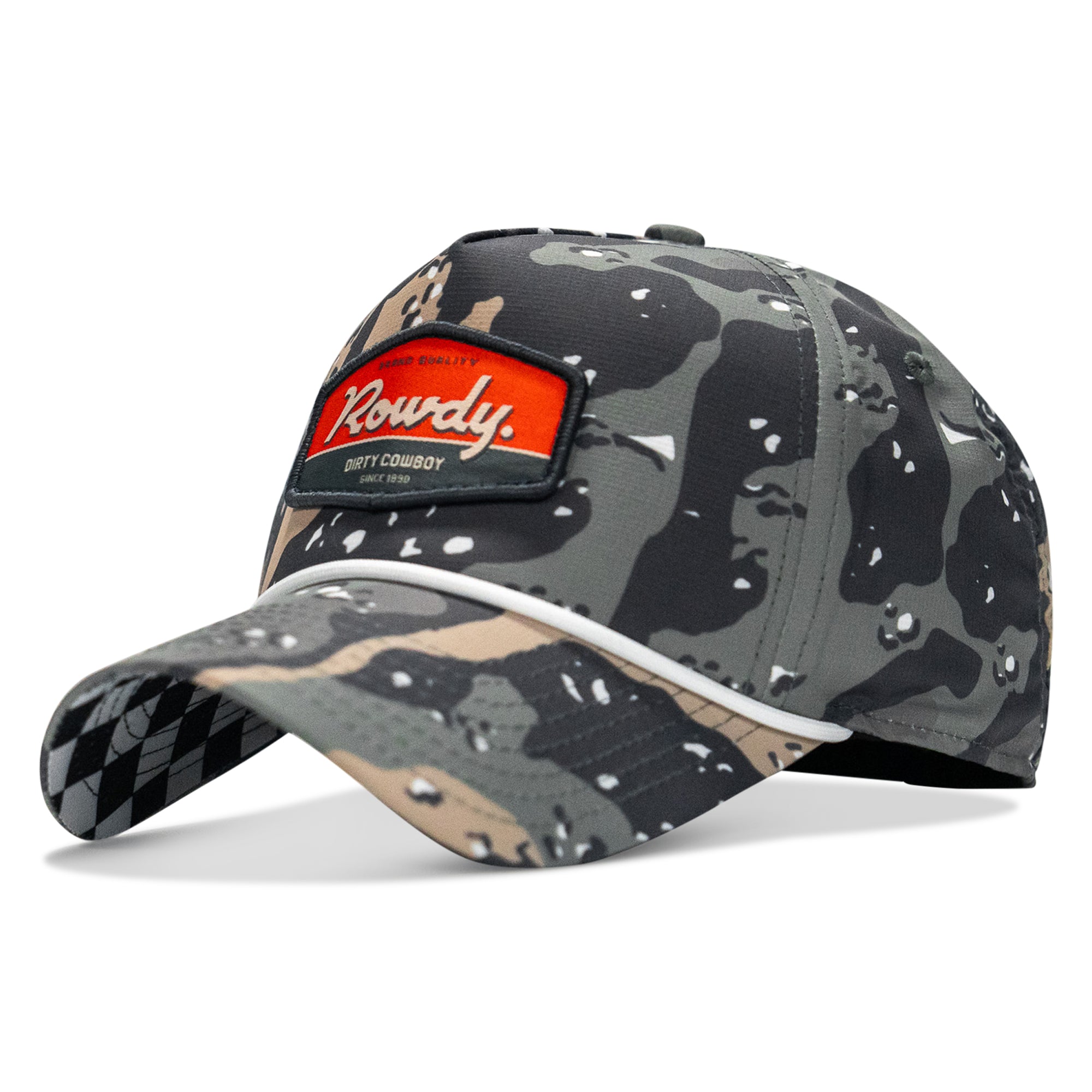 Rowdy Dirty Cowboy Patch Weekender Snapback - DIRTY COWBOY MFG