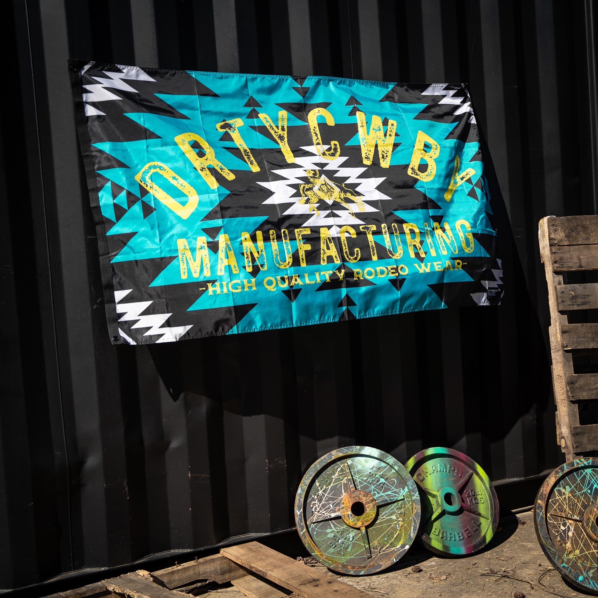 Aztec Dirty Cowboy Branded 3' X 5' Flag - DIRTY COWBOY MFG